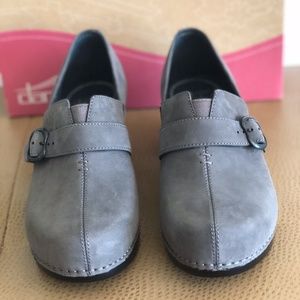 Dansko Tamara Nubuck Grey Dress Clog 40 US 9.5/10